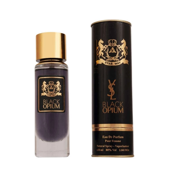 عطر جیبی زنانه استار وی مدل BLACK OPIUM حجم 30 میلی لیتر