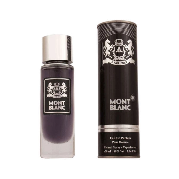 عطر جیبی مردانه استار وی مدل MONT BLANC حجم 30 میلی لیتر