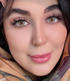 لنز فصلی دهب ماربل marble رنگ سبز عسلی