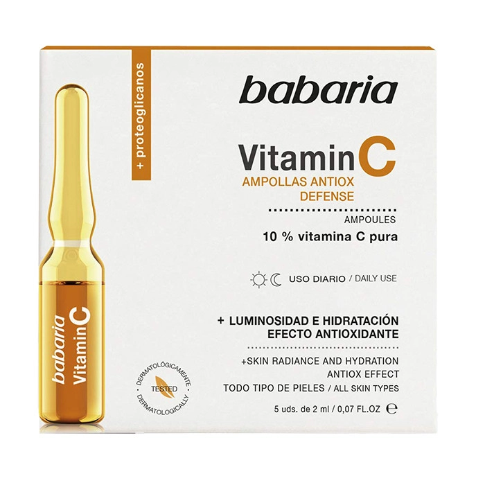 ویال روشن کننده باباریا مدل Vitamin C حجم 2 میلی لیتر مجموعه 5 عددی