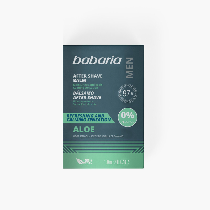 بالم افتر شیو باباریا مدل Aloe حجم 100 میلی لیتر